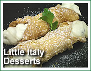 Vicini's Pizza menu item: Little Italy Cannoli